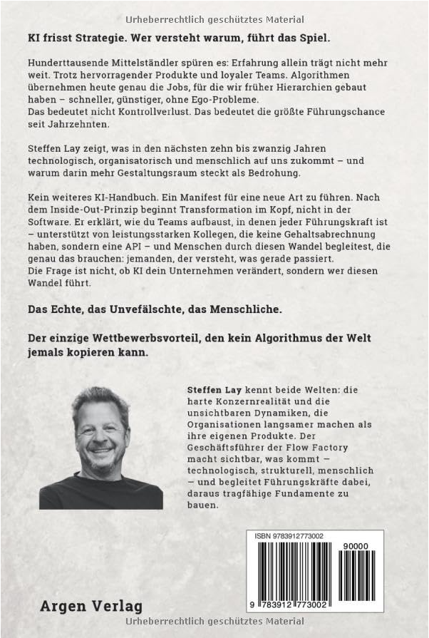 KI frisst Strategie — Buchcover Rückseite